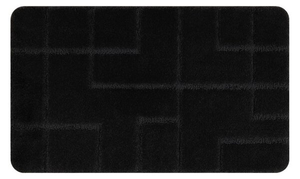 Koupelnový kobereček SUPREME LINES linie, černý