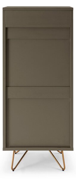 KOMODA, šedá, 45/110/40 cm Livetastic - Šuplíkové komody, Online Only