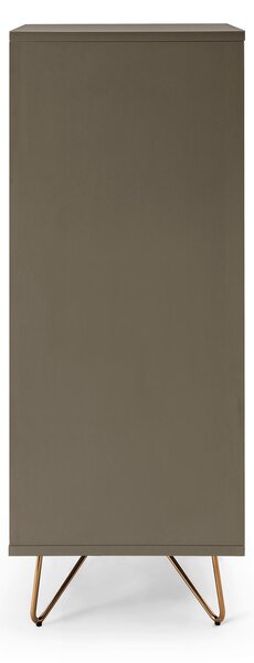 KOMODA, šedá, 45/110/40 cm Livetastic - Šuplíkové komody, Online Only