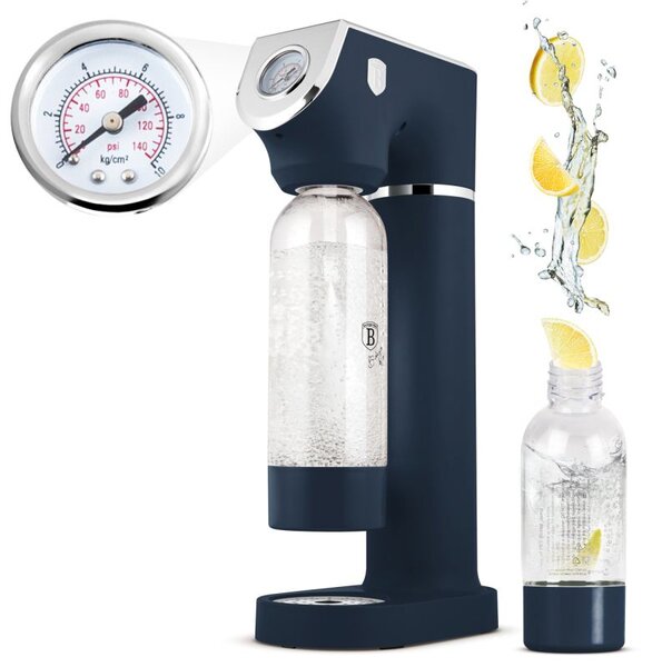 BERLINGERHAUS Výrobník sody SODABAR + bombička + 2 lahve Deep Sea Collection BH-9762limo