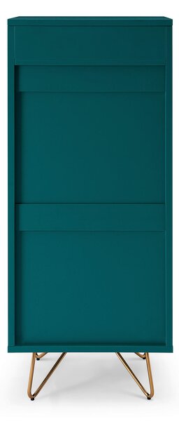 KOMODA, modrá, 45/110/40 cm Livetastic - Šuplíkové komody, Online Only