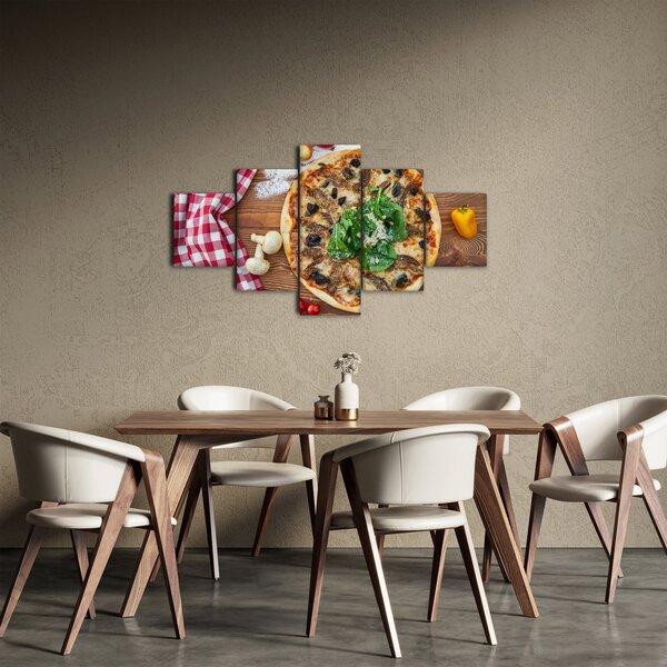 Obraz pizzy (125x70 cm)
