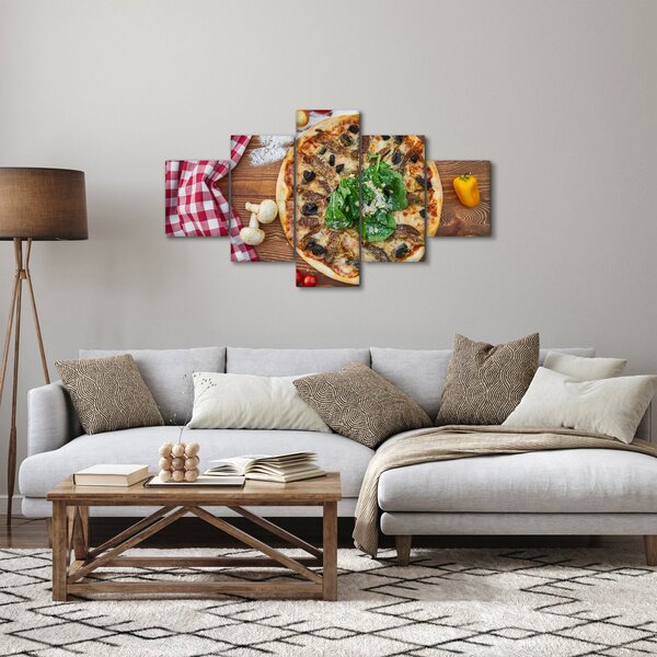 Obraz pizzy (125x70 cm)