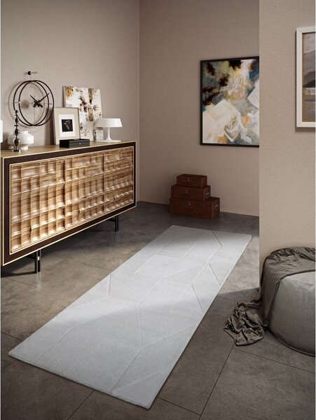 Krémový ručně tkaný vlněný běhoun 80x250 cm Ursule – Villeroy&Boch