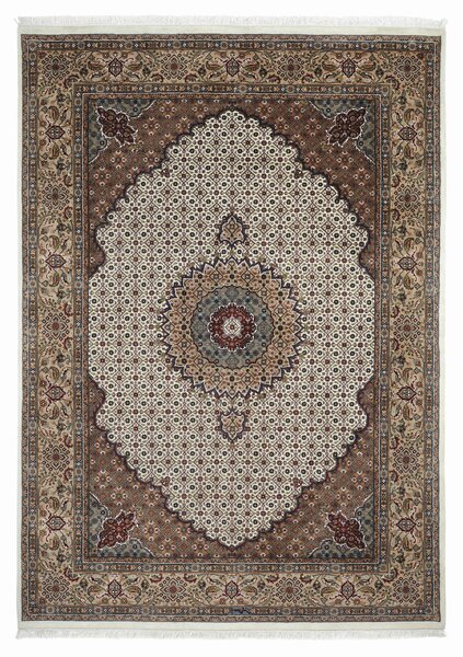 ORIENTÁLNÍ KOBEREC, 90/160 cm hnědá, krémová Cazaris - Orientální koberce