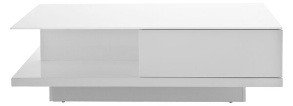 KONFERENČNÍ STOLEK, vysoce lesklá bílá, sklo, kompozitní dřevo, 120/60/36 cm Livetastic - Konferenční stolky, Online Only