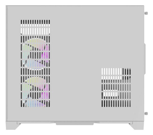 DarkFlash Počítačová skříň Darflash FT418 + 6 ventilátorů aRGB (bílá)