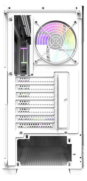 Počítačová skříň Darkflash DS900 (bílá) + 7 ventilátorů ARGB