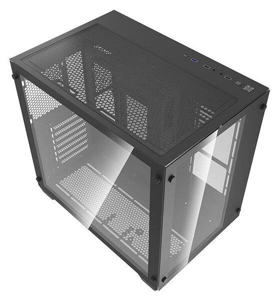 Počítačová skříň Darkflash C285 (černá) DarkFlash