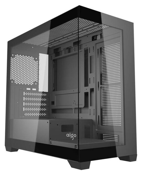Počítačová skříň Darkflash C218M + 6 ventilátorů ARGB (černé)