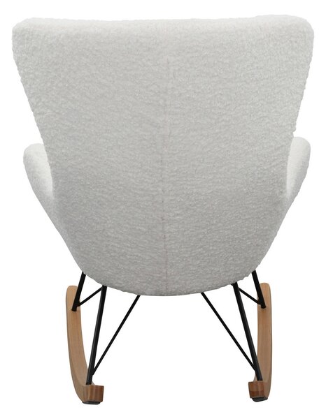HOUPACÍ ŽIDLE, textil, bílá Livetastic - Křesla klasická, Online Only