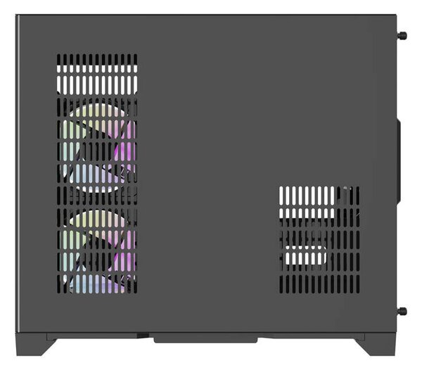 DarkFlash Počítačová skříň Darflash FT418 + 6 ventilátorů aRGB (černá)