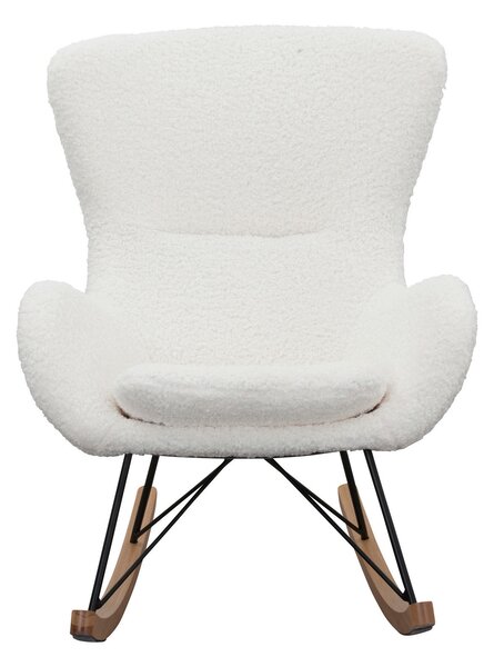 HOUPACÍ ŽIDLE, textil, bílá Livetastic - Křesla klasická, Online Only