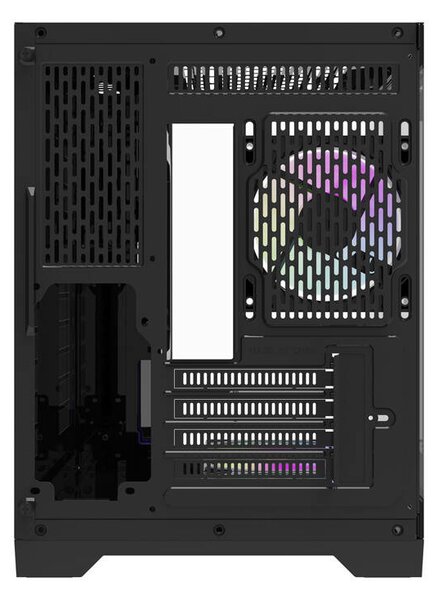 DarkFlash Počítačová skříň Darflash FT418 + 6 ventilátorů aRGB (černá)