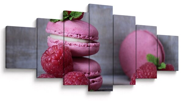 Obraz makronek (210x100 cm)