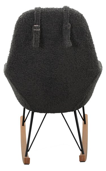HOUPACÍ ŽIDLE, textil, šedá Livetastic - Křesla klasická, Online Only