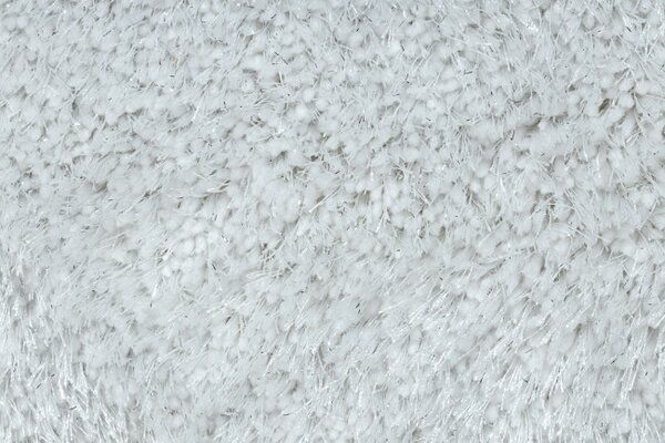 Koupelnový kobereček SYNERGY glamour / lurex, bílý kruh
