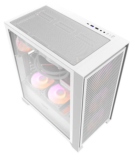 Počítačová skříň Darkflash DRX70 MESH + 4 ventilátory RGB (bílá)