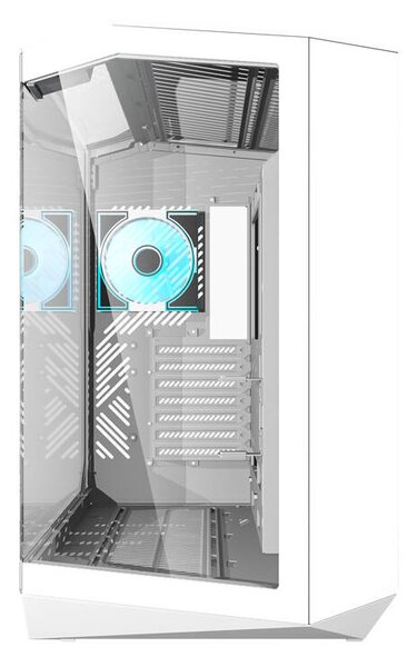 Počítačová skříň Darkflash DY470 se 4 ventilátory (bílá)