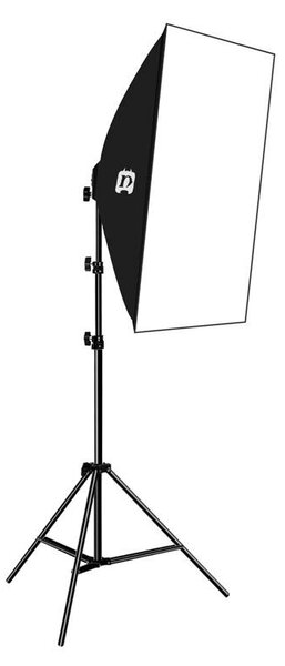 Studiová sada Puluz softbox 50x70cm, stativ, LED žárovka 4 ks PU5071EU