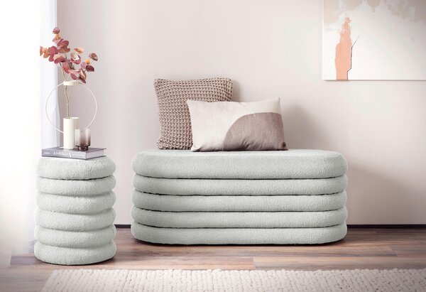 TABURET, textil, 38/45 cm Livetastic - Taburety, Online Only