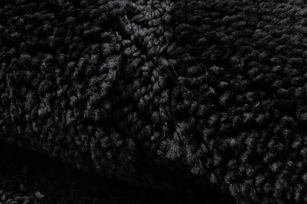 Sada koupelnových koberečků SUPREME WAVES vlny, černá