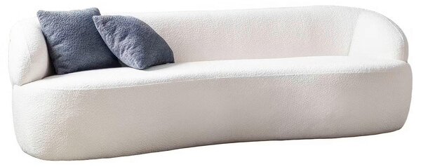 DVOUMÍSTNÁ POHOVKA, textil, bílá Livetastic - Pohovky, Online Only