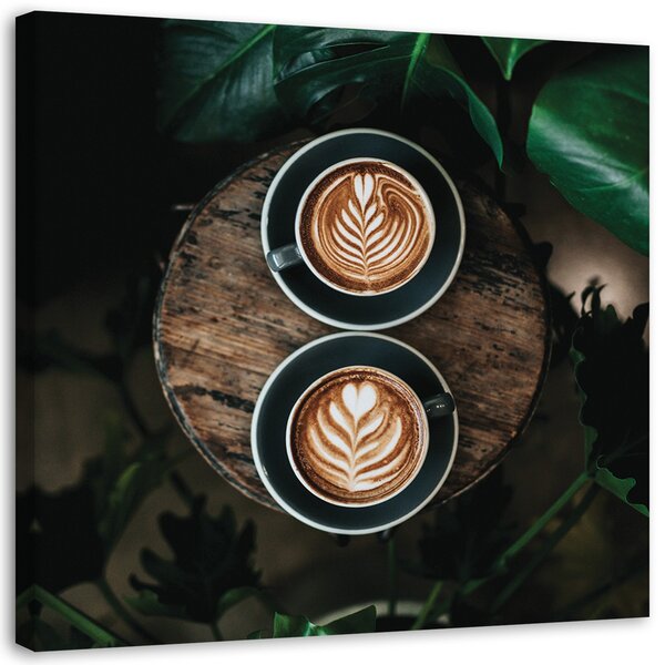 Obraz na plátně Káva latte Rozměry: 30 x 30 cm