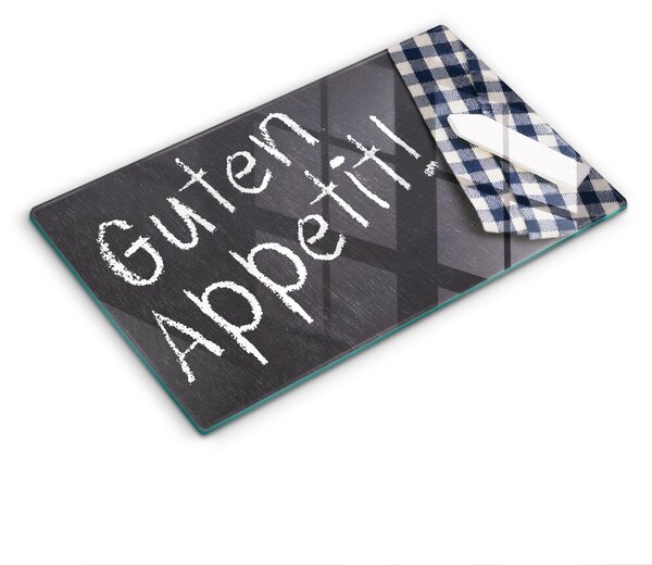 Skleněná deska do kuchyně Guten appetit!