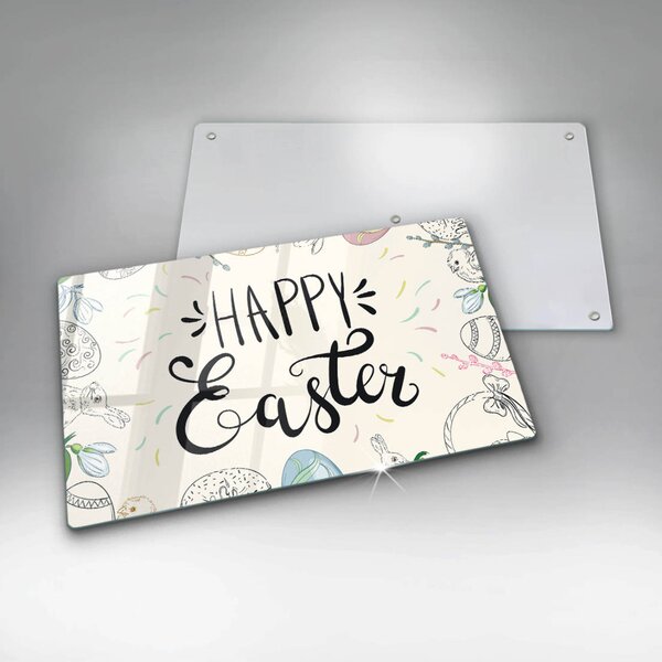 Krájecí prkénko skleněné Happy easter