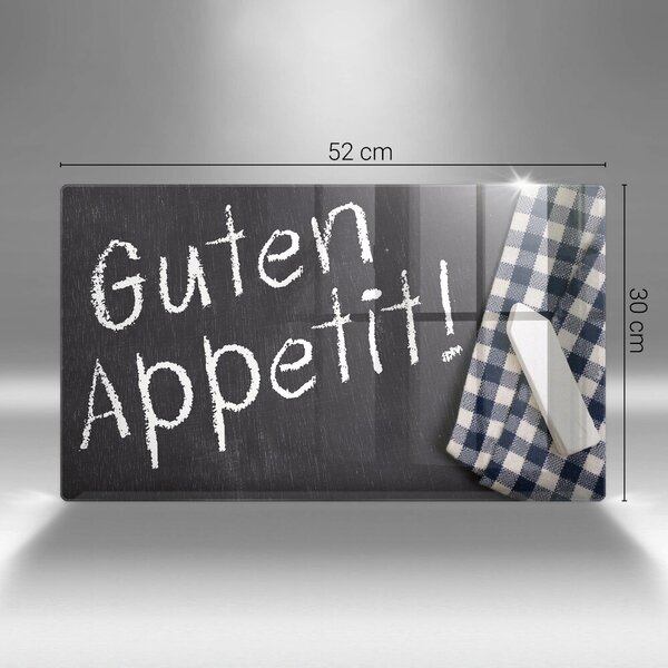 Skleněná deska do kuchyně Guten appetit!