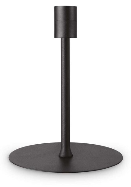 Ideal Lux Stolní lampa SET UP, SMALL, ⌀20cm Barva stínidla: černá, Barva podstavce: nikl