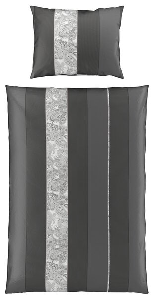 POVLEČENÍ, satén, antracitová, 140/200 cm Dieter Knoll - Povlečení