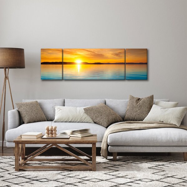 Obraz východu slunce (170x50 cm)