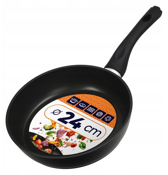 Pánev Kadax černá 24 cm s nepřilnavým povrchem