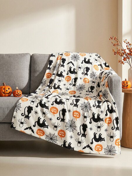 Sinsay - Deka s halloweenským motivem - vícebarevná