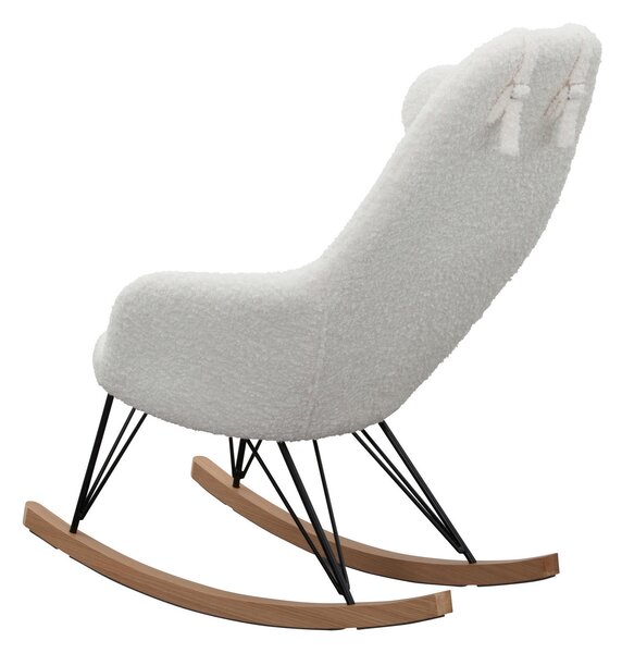 HOUPACÍ ŽIDLE, textil, bílá Livetastic - Křesla klasická, Online Only