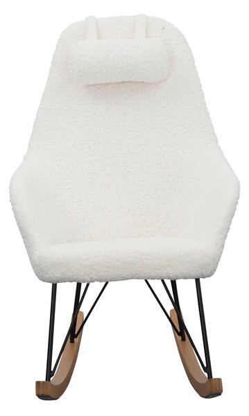 HOUPACÍ ŽIDLE, textil, bílá Livetastic - Křesla klasická, Online Only