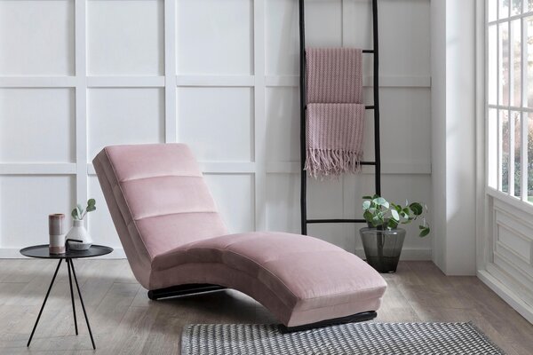 RELAXAČNÍ VÁLENDA, textil, růžová Livetastic - Relaxační křesla, Online Only