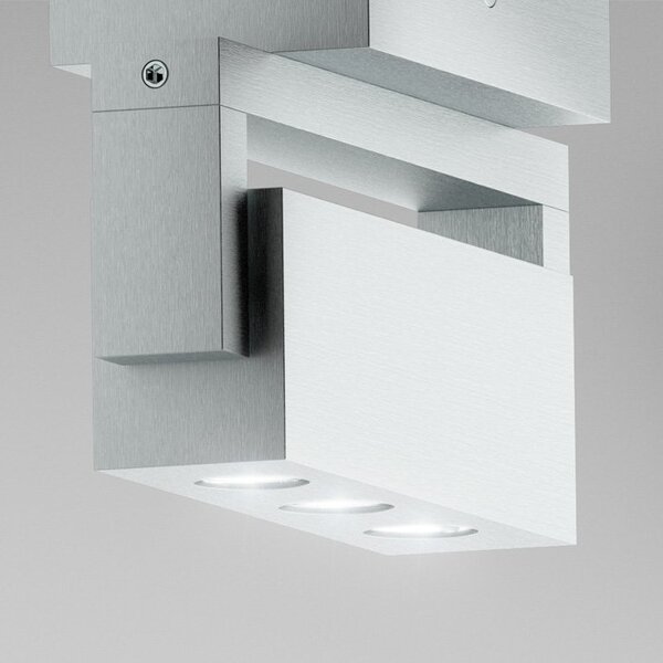 // Nástěnné svítidlo TICO III náklopná hliník 230V/350mA LED 3x1W, 3000K, 240lm - RED - DESIGN RENDL