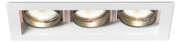 RED R10205 // Zápustné svítidlo MONE III zápustná výklopná bílá 12V GU5,3 3x50 - RED - DESIGN RENDL