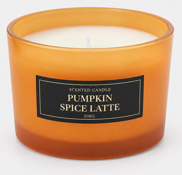 Sinsay - Vonná svíčka se třemi knoty Pumpkin Spice Latte - oranžová