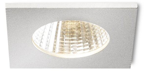 RED R10456 ICCO čtvercová zápustná stříbrnošedá 230V/650mA LED 7W 3000K - RED - DESIGN RENDL