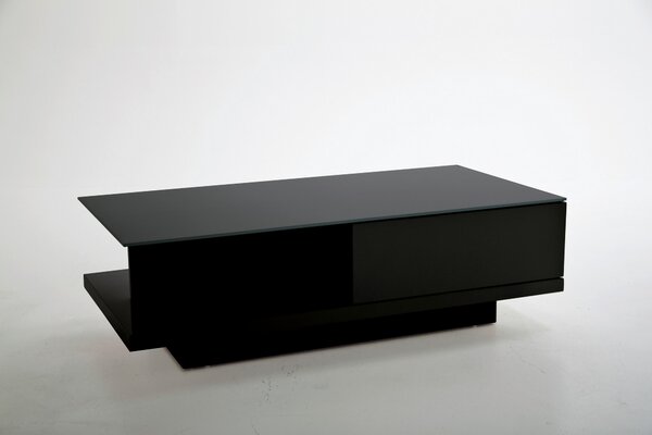 KONFERENČNÍ STOLEK, vysoce lesklá černá, sklo, kompozitní dřevo, 120/60/36 cm Livetastic - Konferenční stolky, Online Only