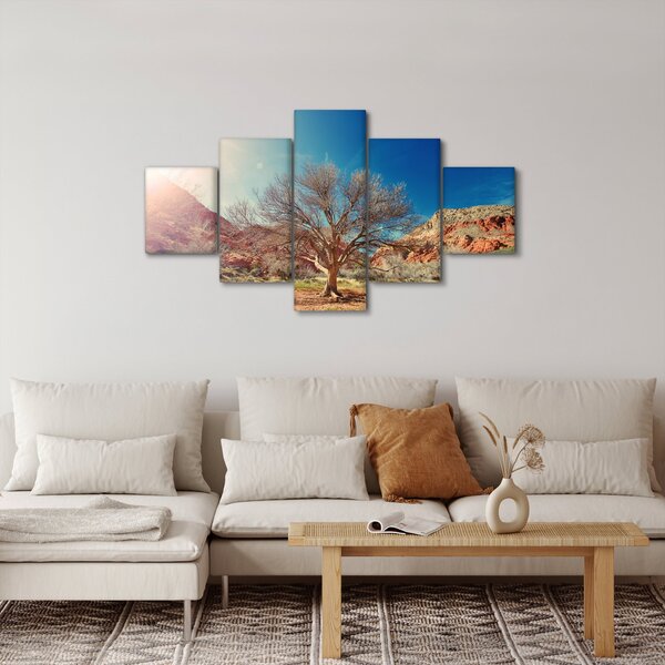 Obraz stromu v poušti (125x70 cm)