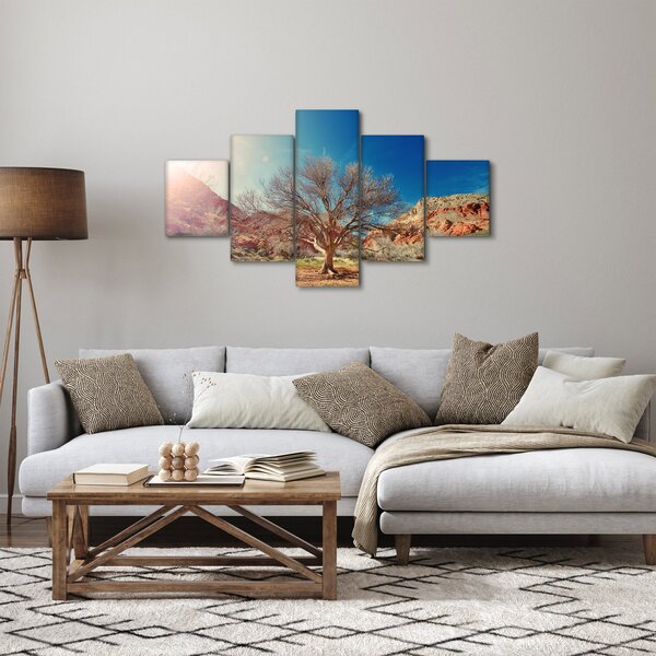 Obraz stromu v poušti (125x70 cm)