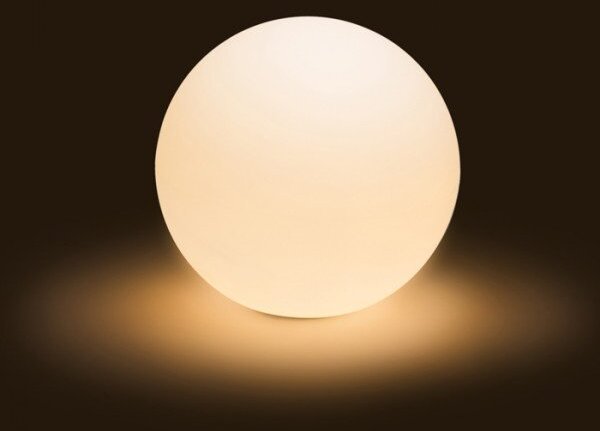 BABYMOON 56 závěsná nebo stojanová satinovaný PE 230V E27 23W IP - RED - DESIGN RENDL