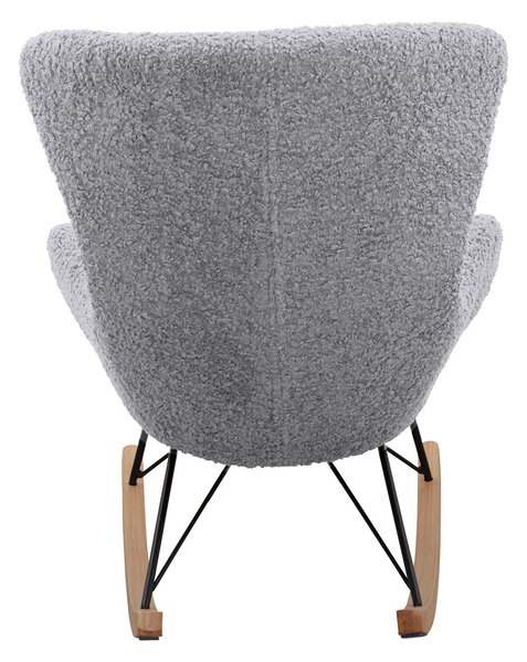 HOUPACÍ ŽIDLE, textil, světle šedá Livetastic - Křesla klasická, Online Only