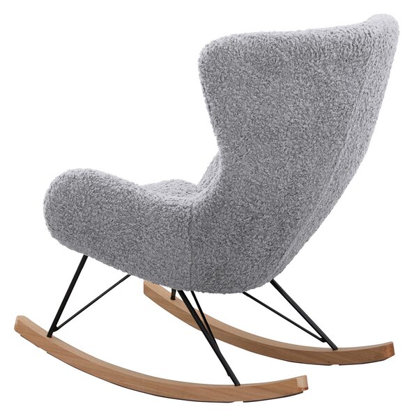 HOUPACÍ ŽIDLE, textil, světle šedá Livetastic - Křesla klasická, Online Only