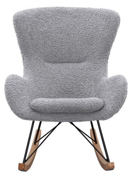 HOUPACÍ ŽIDLE, textil, světle šedá Livetastic - Křesla klasická, Online Only